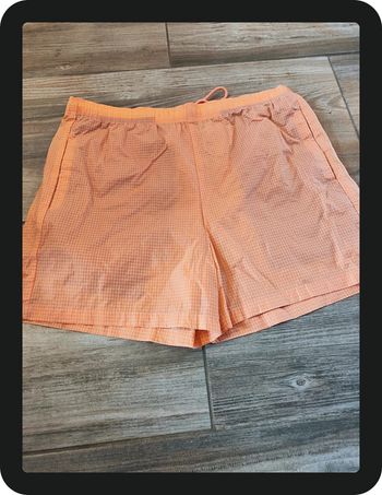 Short de bain orange carreaux blanc Obey Taille M