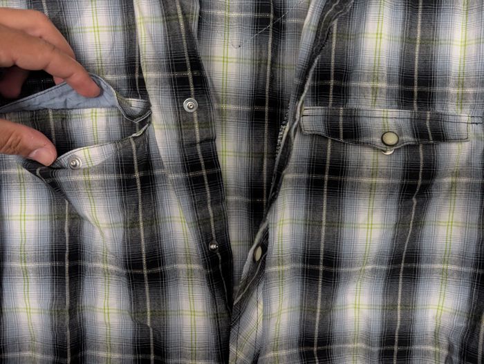 Chemise LEVI'S manches courtes, taille L, en très bon état - photo numéro 3
