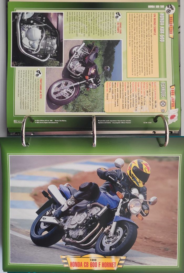Classeur Motos Passion - Roadsters & Routières (217 fiches) - photo numéro 7