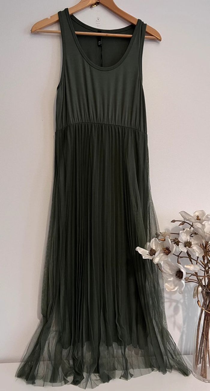 Superbe fond de robe / robe kaki 🤍🤍