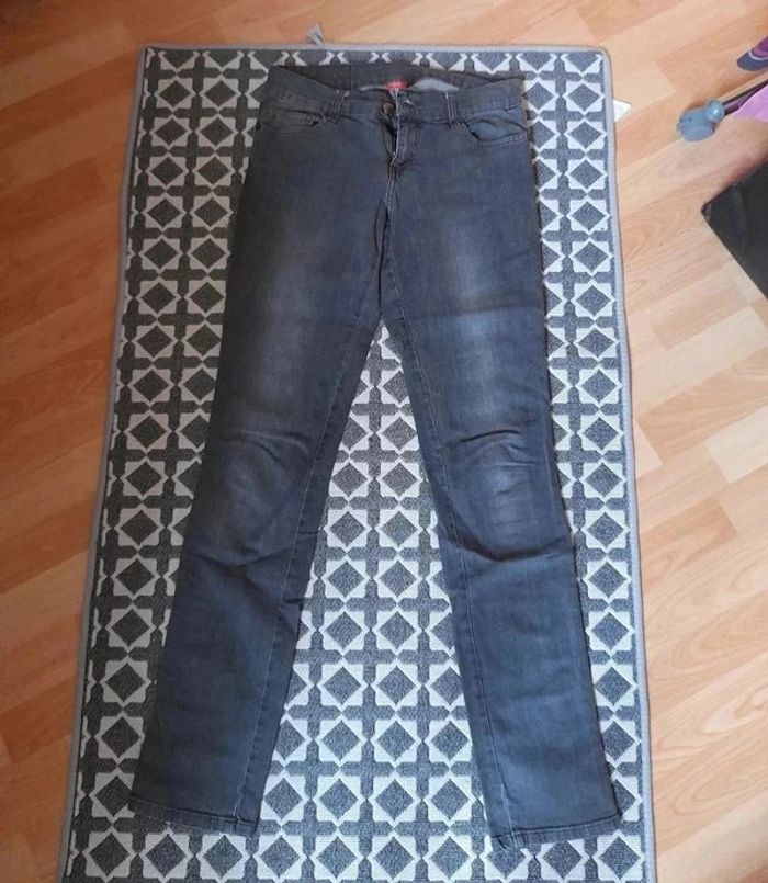 Jeans droit gris 38