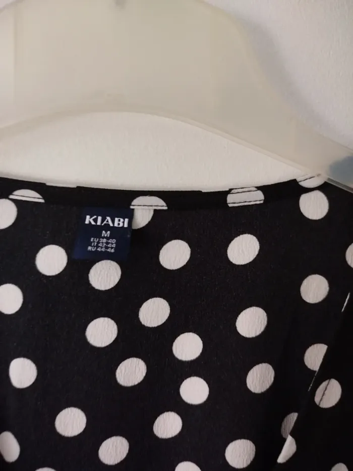 Robe noire a pois M - photo numéro 2