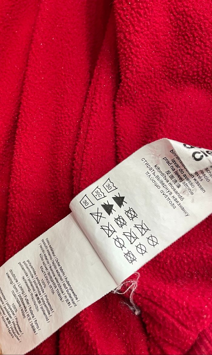 Veste Polaire Coupe-Vent Rouge garçon taille 6 ans Domyos décathlon - photo numéro 8