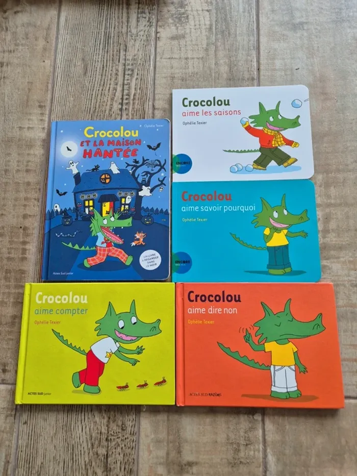 Lot de 5 livres Crocolou