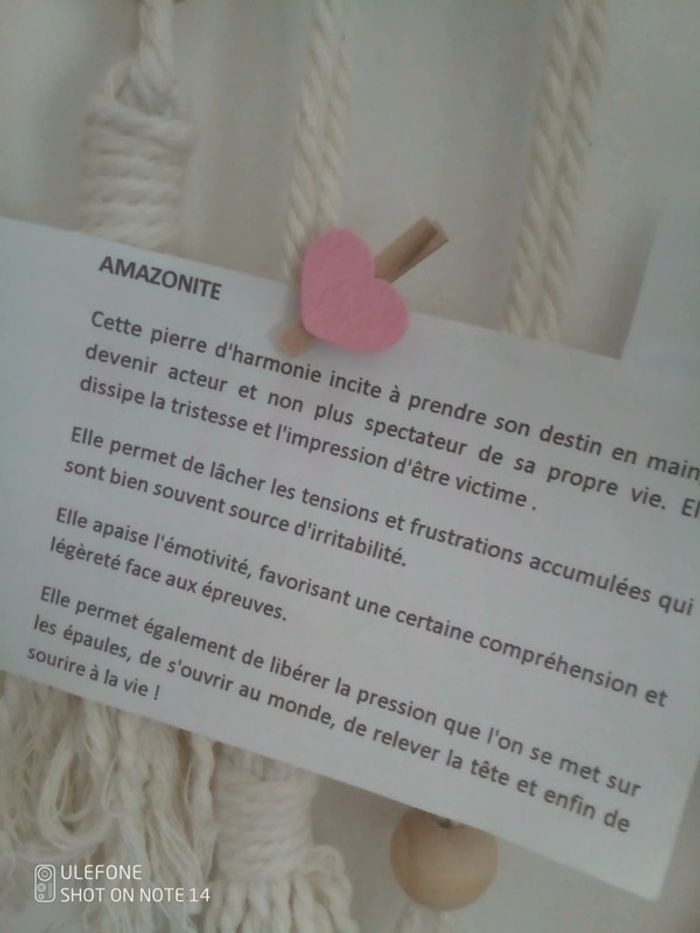 Collier amazonite pierre naturelle - photo numéro 2