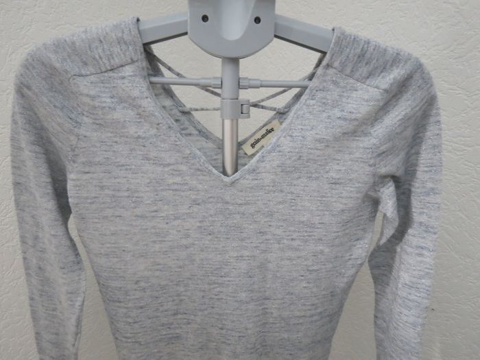 💎 Pull gris pailleté – chic discret & intemporel 💎 - photo numéro 7