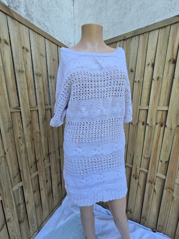 Robe maille crochet 🍒vintage 2000🍒taille unique