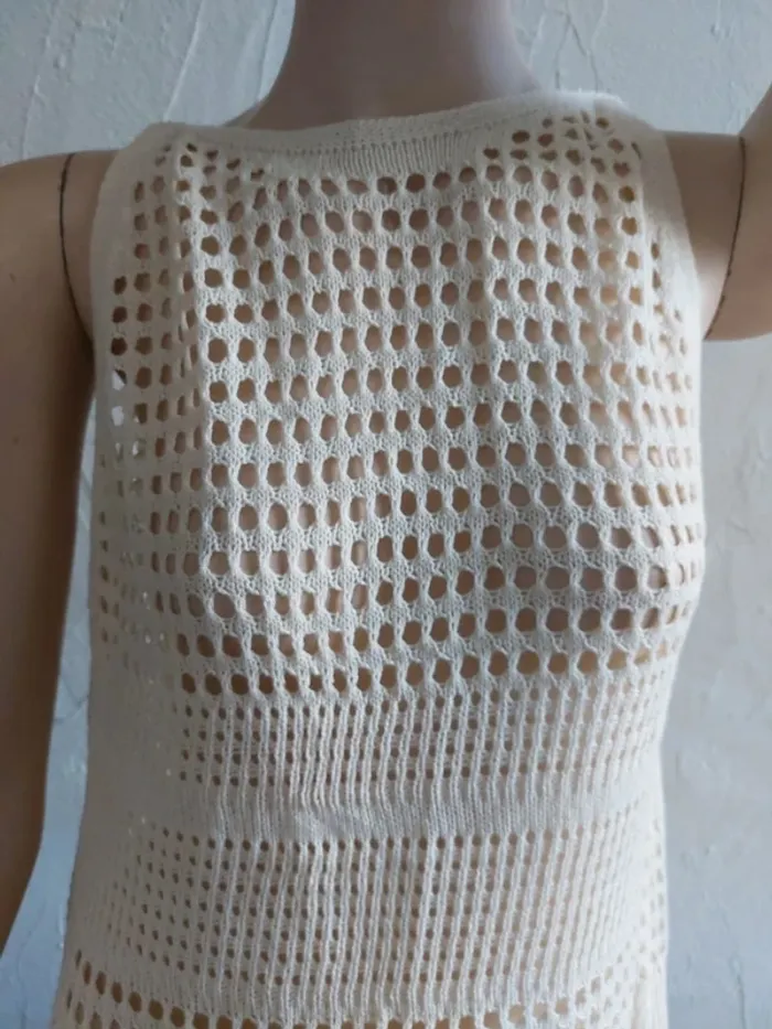 Robe ajourée en crochet Taille L - photo numéro 2