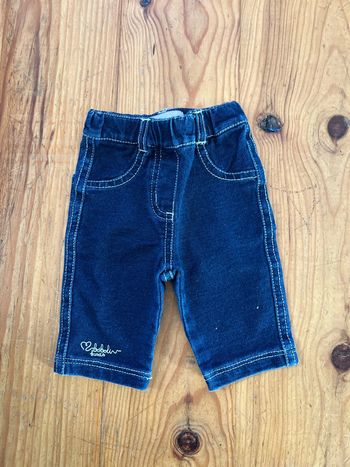 Jean pantacourt bébé fille