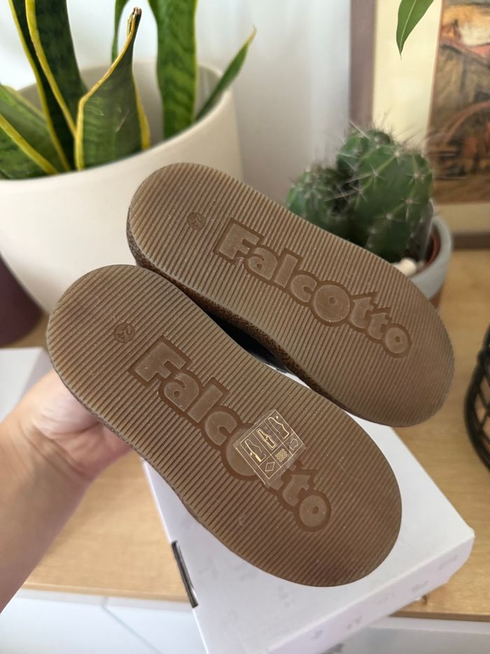 Falcotto chaussures enfants / bébé  en cuir avec fourrure naturelle - photo numéro 6