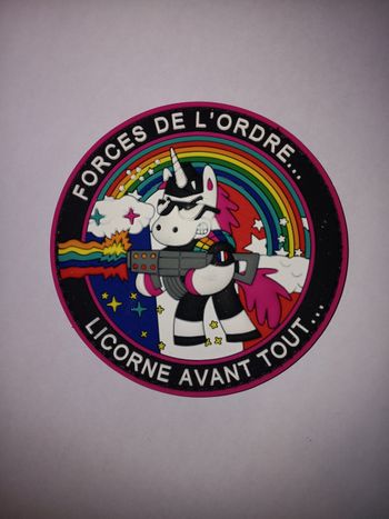 Écusson licorne 