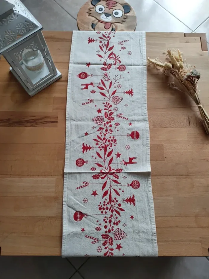 Chemin de table noël