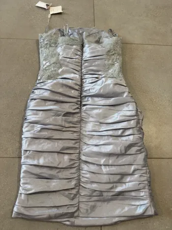 Robe lila Fashion new york, taille 44, neuve avec tâches