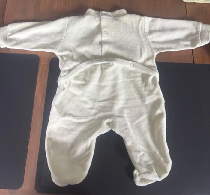 Lot de 3 bodies vert 0 mois/ naissance - photo numéro 4