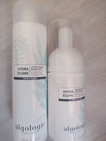 Lot lotion tonique et mousse nettoyante Algologie