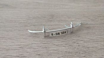 Pare-chocs avant pièce détachée miniature Porsche 356 B 1961 Burago BBurago 1/18 1/18e 1/18ème #B68