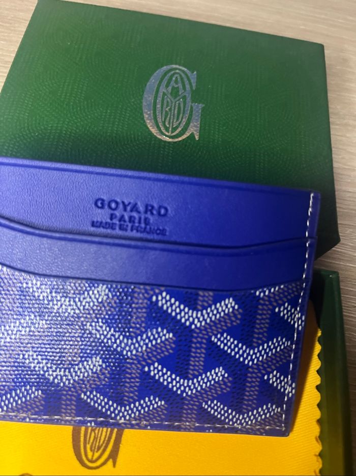 Porte carte bleu goyard Paris neuf - photo numéro 2