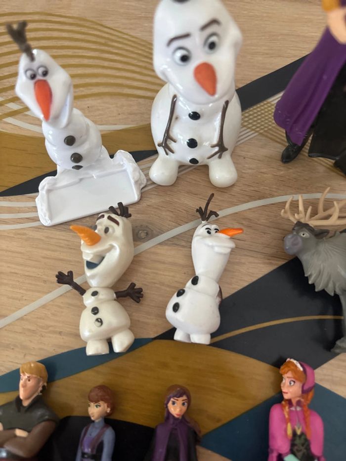 Figurine reines des neiges Elsa Anna olaf swen - photo numéro 3