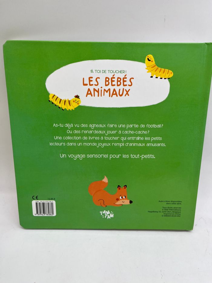 Livre histoire à toi de toucher modèle les  bébés animaux tam tam edition Neuf - photo numéro 4
