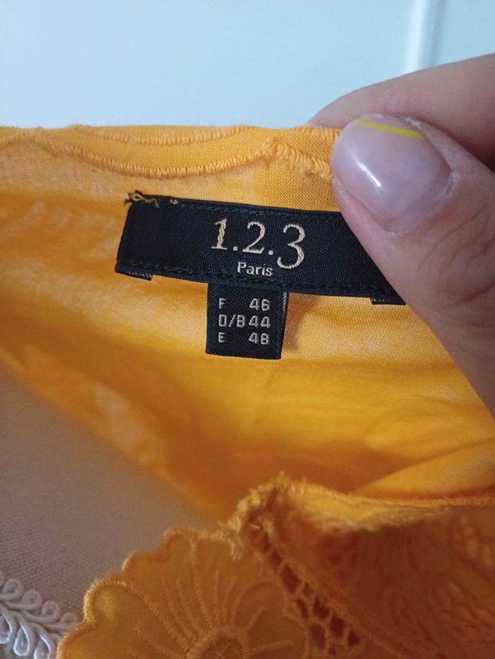 Blouse manches courte 1.2.3 taille 46 - photo numéro 5