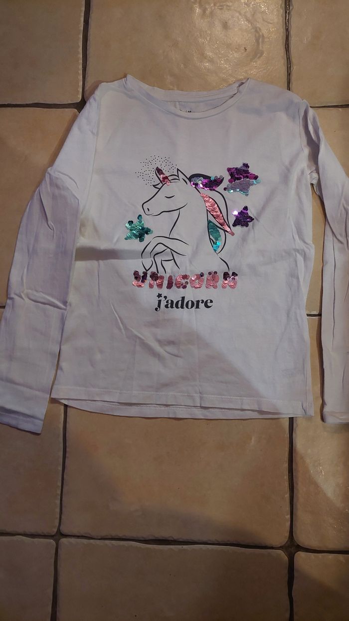 Lot 2 t shirt manches longues - photo numéro 2