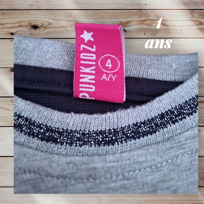 Robe “Love & Philosophie” – Punkidz – 4 ans - photo numéro 2