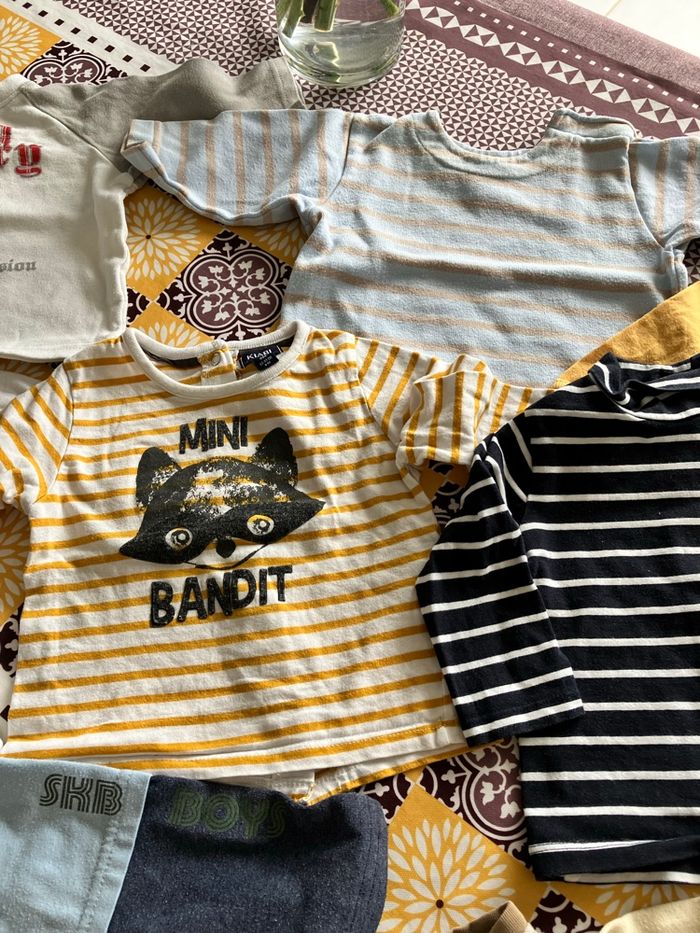 Lot 9 tee shirt 6 mois - photo numéro 4