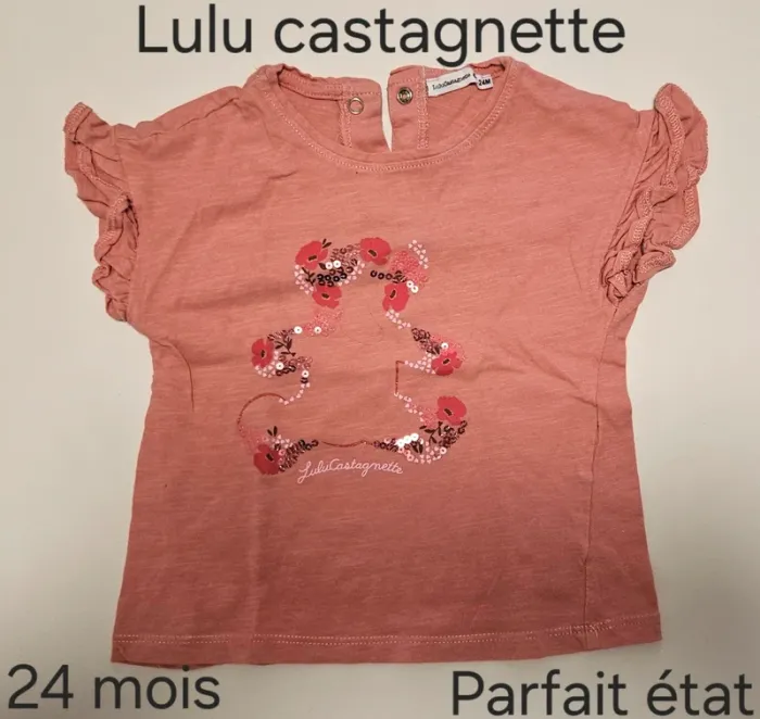 Lot de 6 t-shirts - parfait état - 24 mois - photo numéro 7