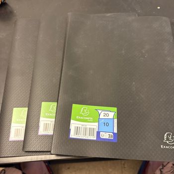 3x portes  vues 20 vues noir exacompta