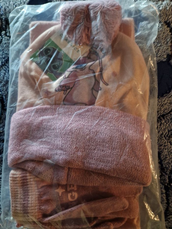 Ensemble echarpe, bonnet et gants Angel 3-8 ans