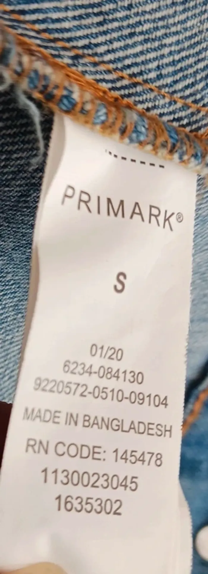Veste en jeans taille s primark - photo numéro 6