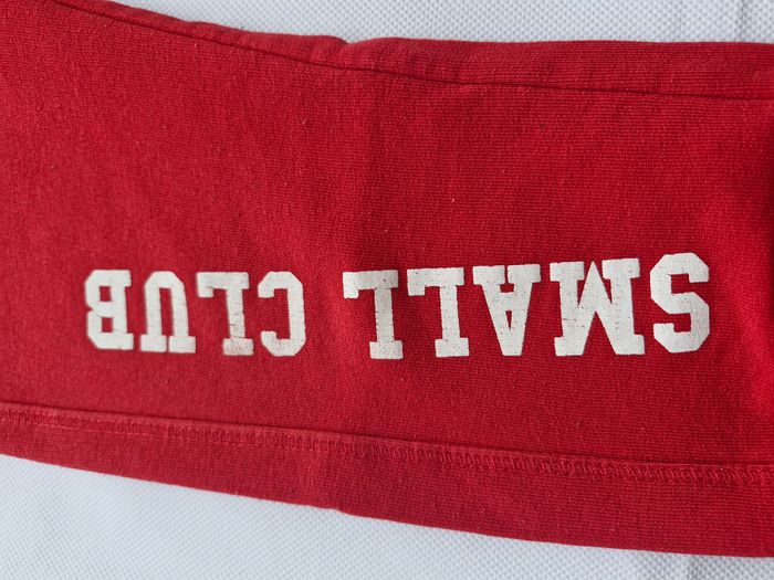 Pantalon de jogging 36 mois Mots d’enfants Rouge blanc inscription small club - photo numéro 2