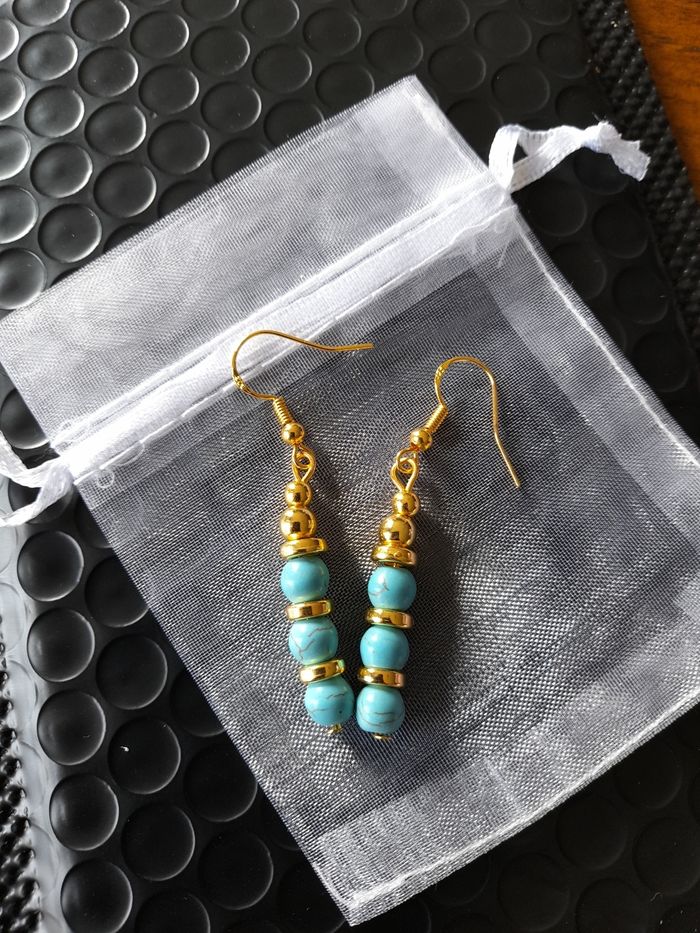 Boucles d'oreilles Turquoise