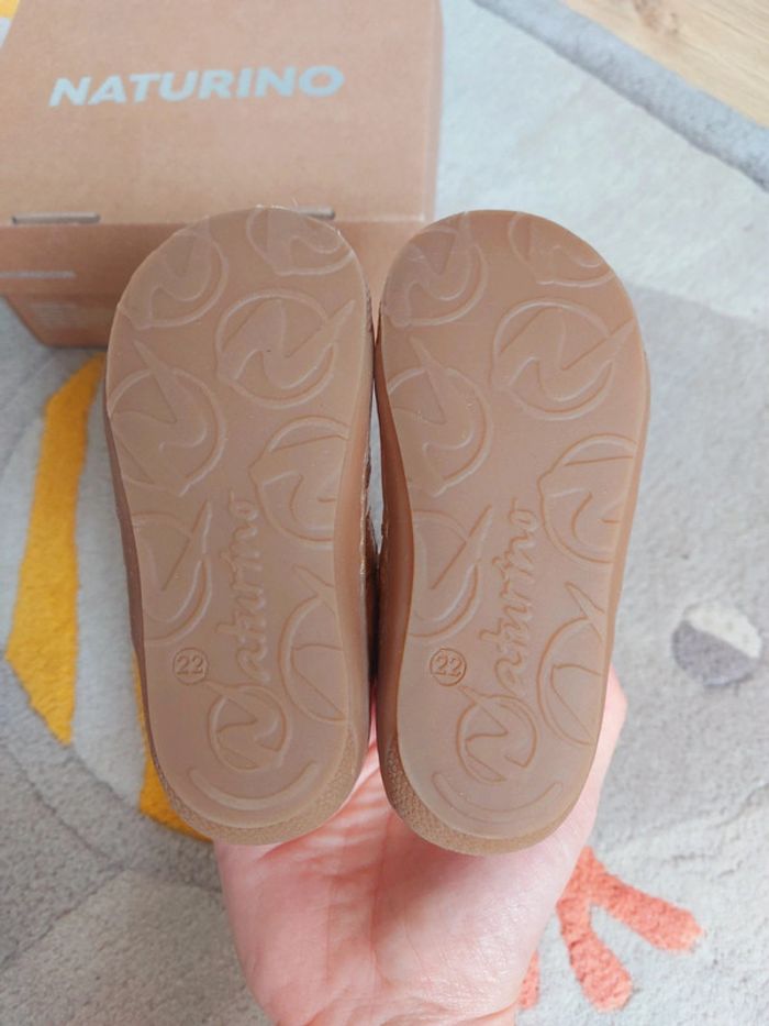 Sandales Naturino wad mettalic gold rose 22 - photo numéro 4