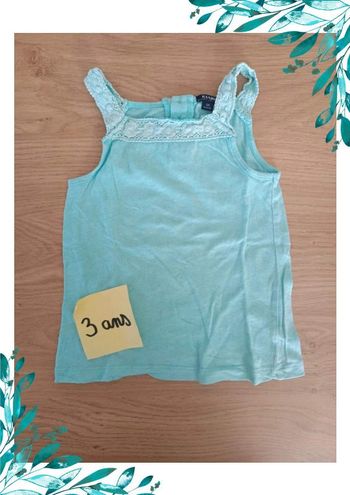 Tee shirt débardeur fille 3 ans