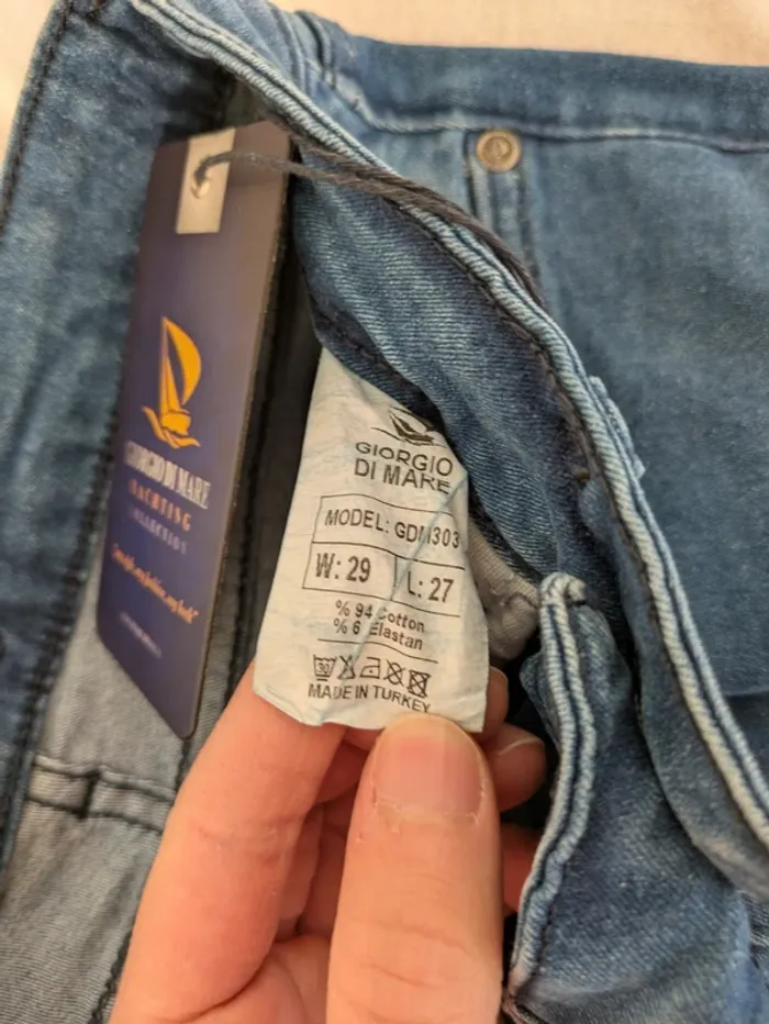 Jean Giorgio Di Mare - Taille 34 (XS) - W29 - Style Yachting Ultra Stretch - photo numéro 4