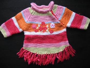 PULL RAYÉ MULTICOLORE BÉBÉ FILLE "KIMBALOO BY LA HALLE" - 6 MOIS - n°03