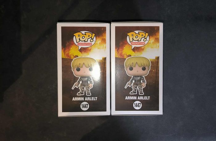 Lot 2 Figurines Funko Pop / Armin Arlelt 1447 / Attaque Des Titans (1 Chase + 1 Normal) - photo numéro 4