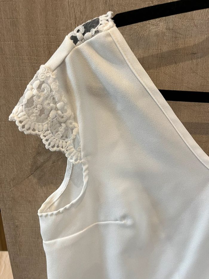 Débardeur SHEIN blanc dentelle - photo numéro 3
