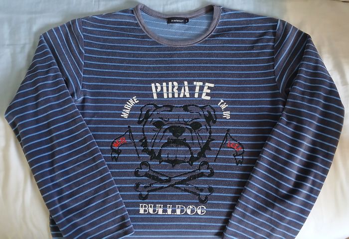 Pyjama en velours bleu 16 ans - photo numéro 2