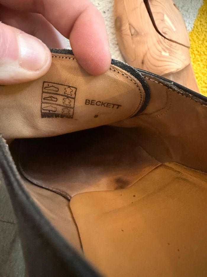 Mocassins en cuir noir Finsbury Taille 42 - photo numéro 7
