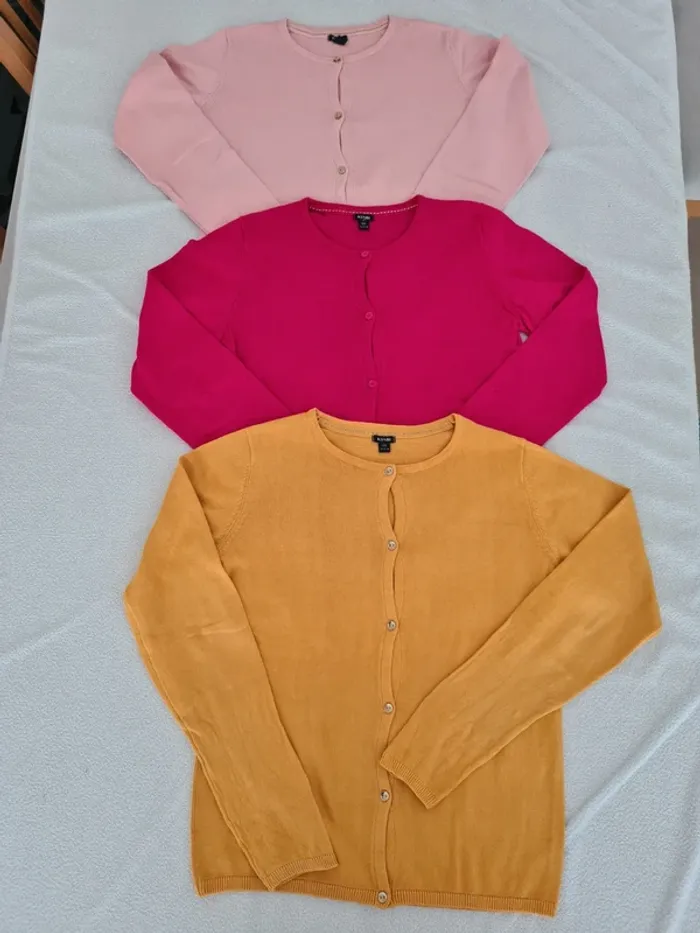 Lot de 3 gilets Kiabi 12 ans