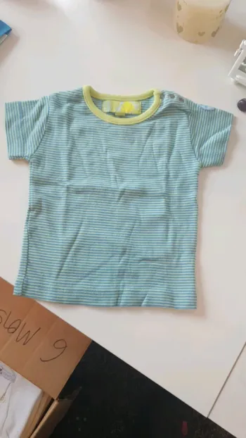 Tee-shirt manches courtes rayé