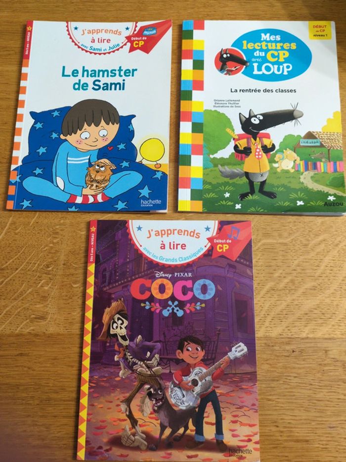 Lot de premiers livres de lecture CP