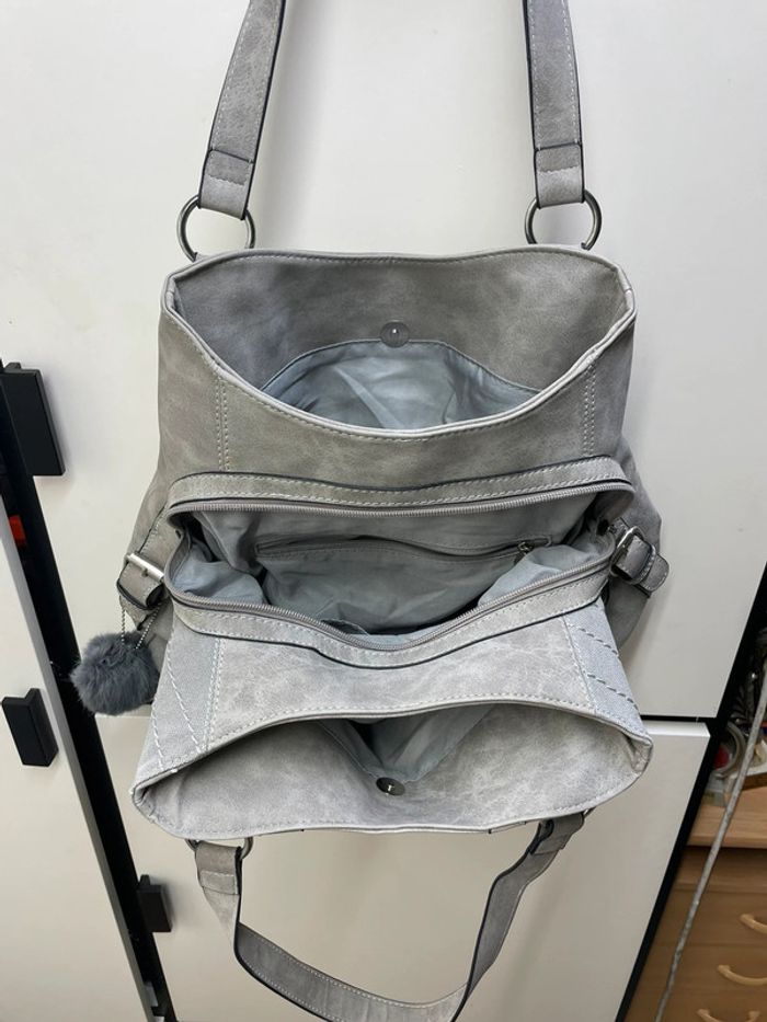 Sac à main gris - photo numéro 2