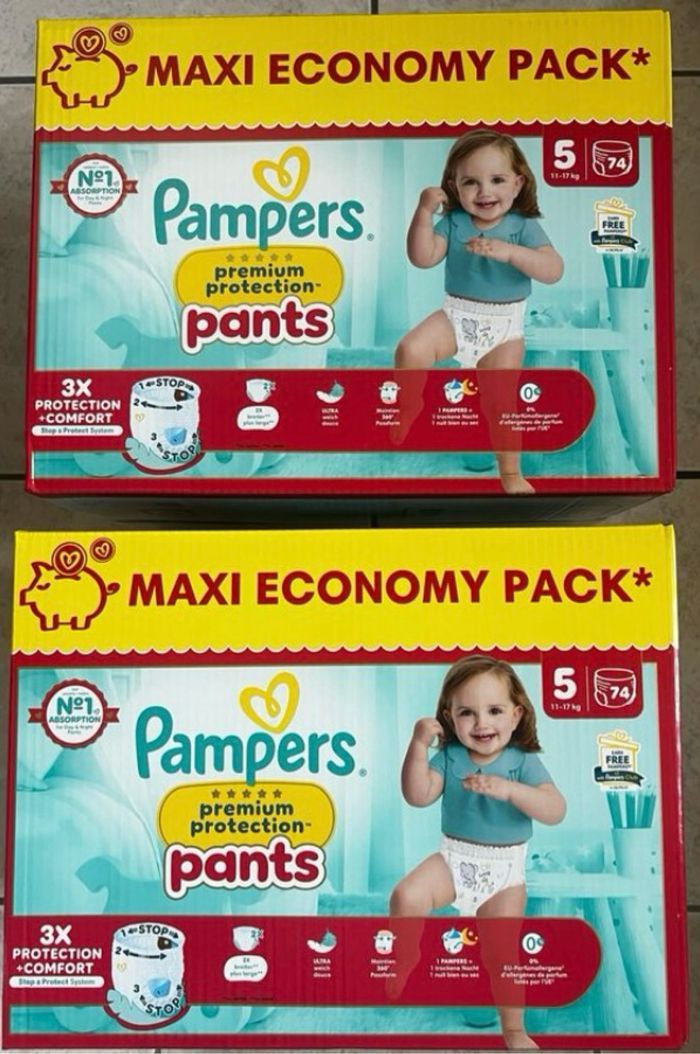 Couches Pampers Premium, protection pente T5
