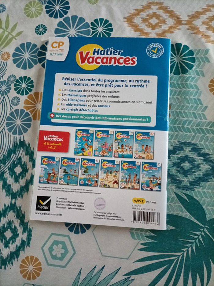 Cahier de vacances CP vers CE1 - photo numéro 2