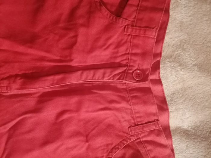 Short rouge taille haute - photo numéro 3