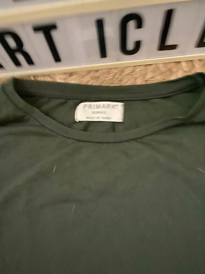 Tee shirt long vert xs primark - photo numéro 2