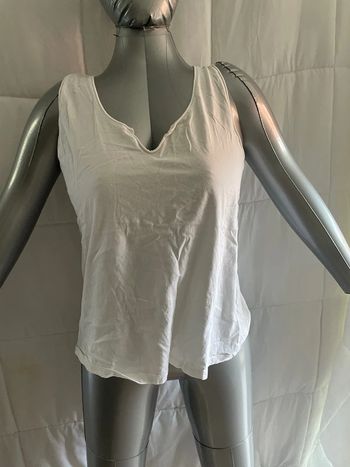 debardeur Tex blanc taille Xl